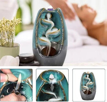 Incienso en Cascada - Efecto Humo Descendente